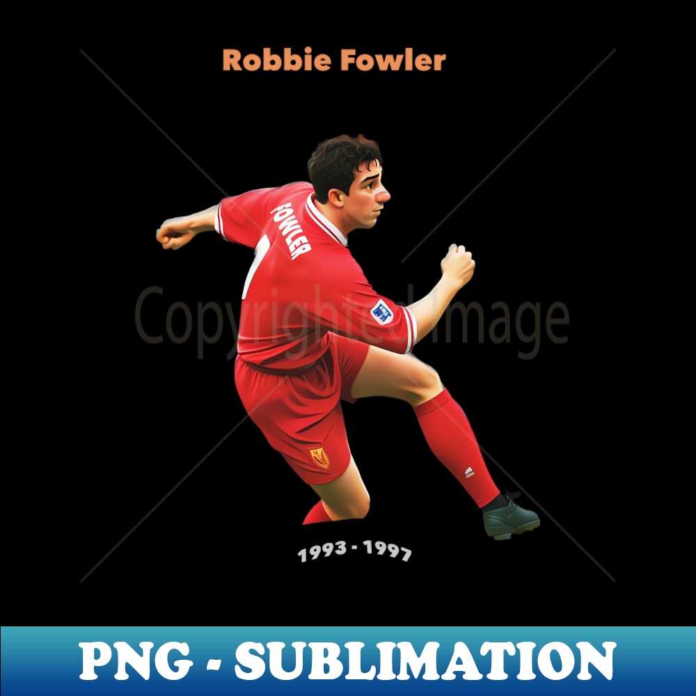 Robbie Fowler cartoon - PNG Transparent Sublimation Design - - Inspire