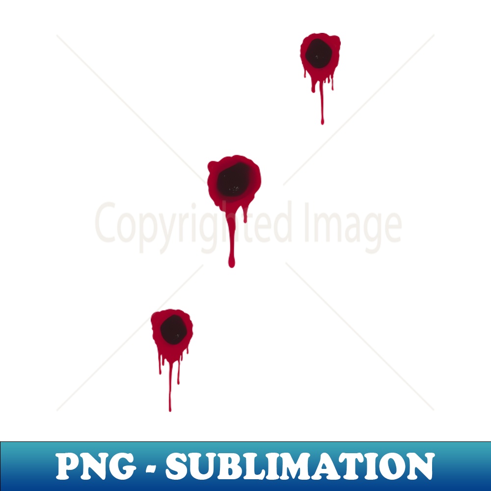 Bullet Wounds Retro PNG Sublimation Digital Download Rev Inspire