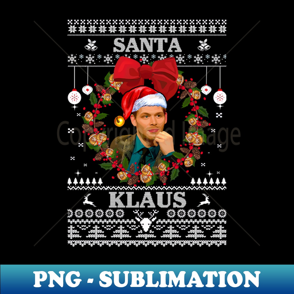 Santa Kulp Santa Kalus Cool Klaus Mikaelson Christmas Design - Aestheti | Inspire ...