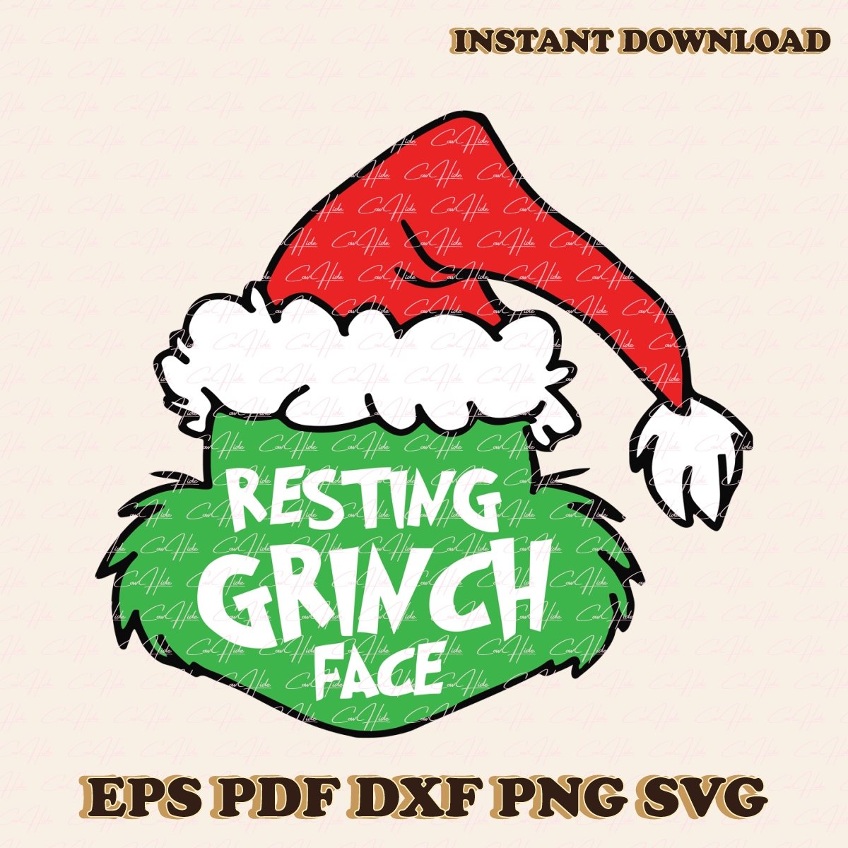 grinch face svg file for cricut - Inspire Uplift