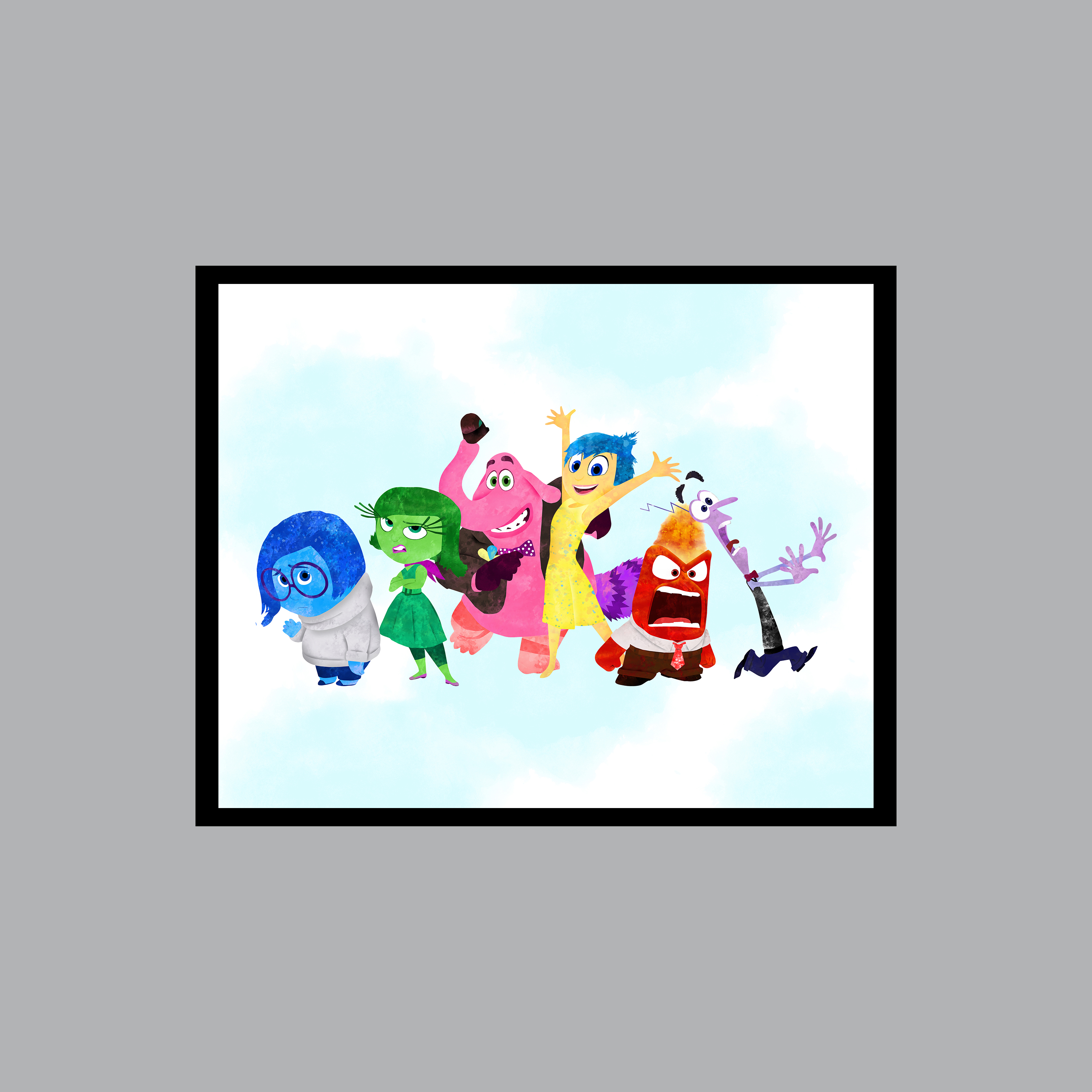 Inside Out File Room Inside Out Disney Art Print Digital Files nursery room water | Inspire ...