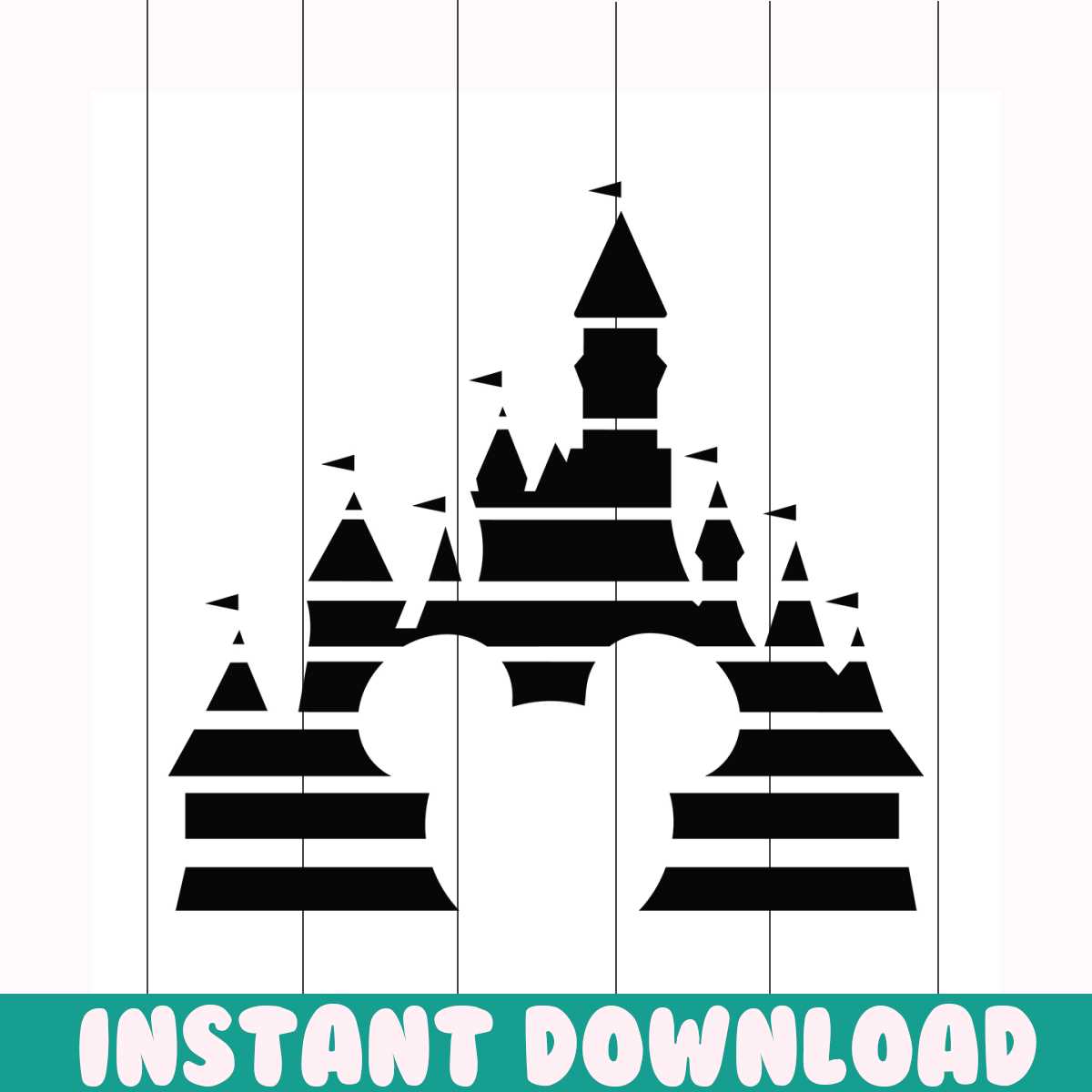 Disney Castle Svg, Disney Svg, Mickey Svg, Mickey And Castle | Inspire
