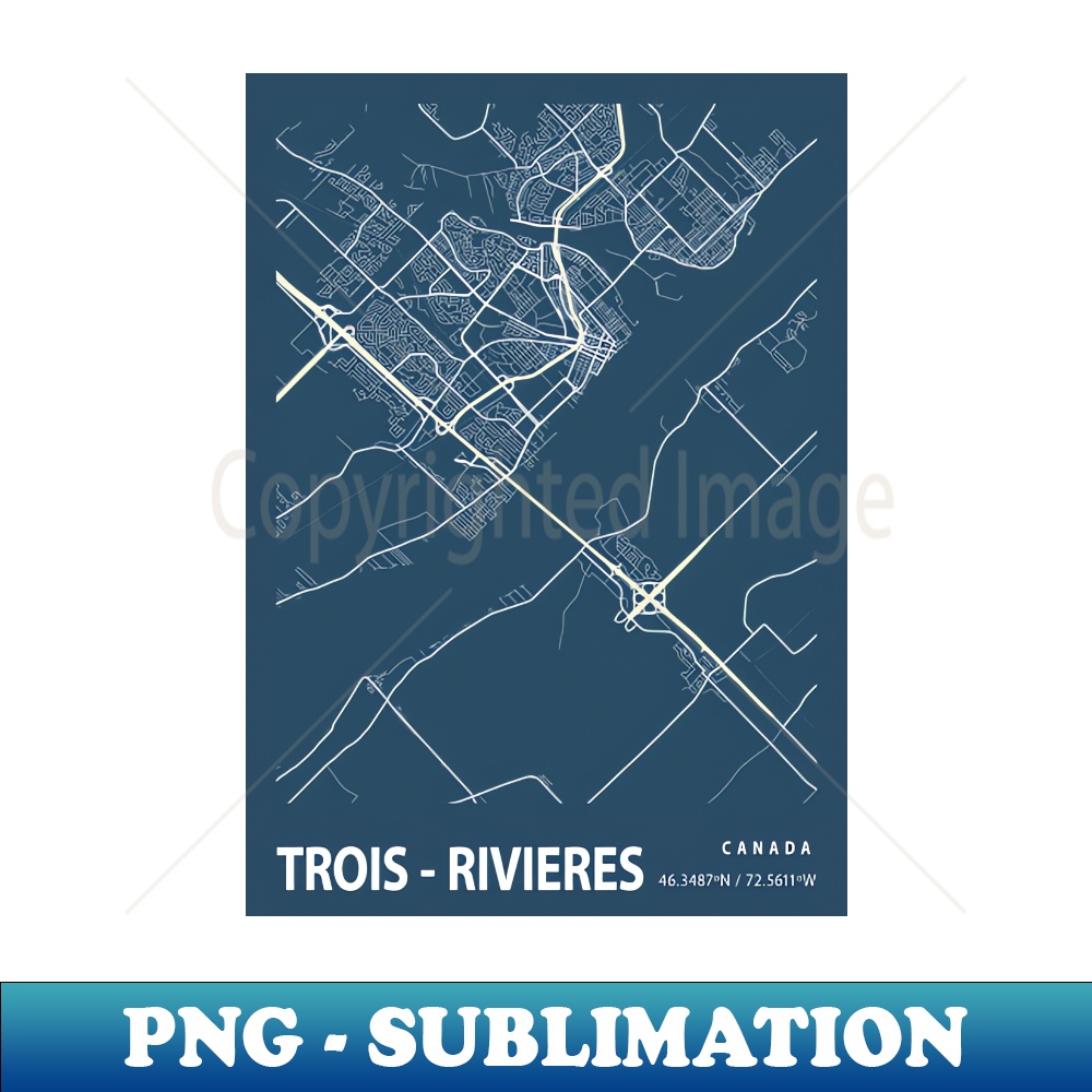 Three Rivers 97707 Map Trois - Rivieres Blueprint Street Map Trois - Rivieres Colou | Inspire ...