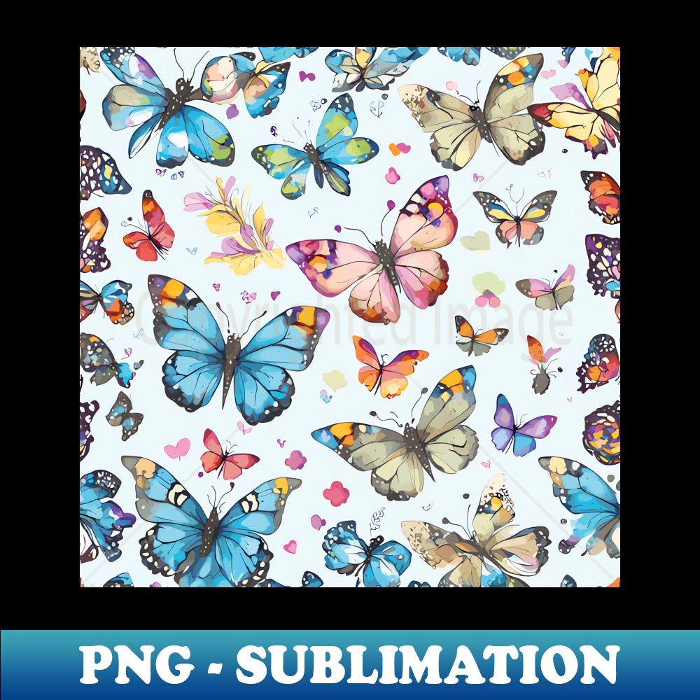 Butterfly pattern - PNG Sublimation Digital Download - Bold | Inspire ...
