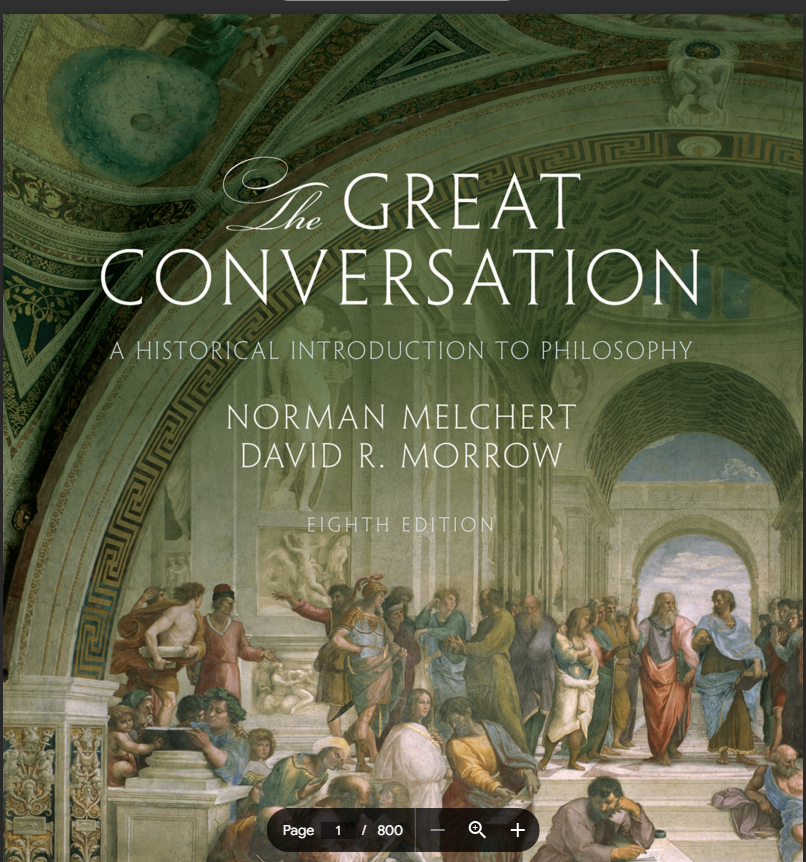 The Great Conversation A Historical Introduction to Philoso Inspire