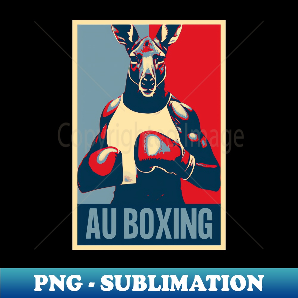 Australian Boxing Kangaroo PNG Transparent Sublimation Des Inspire Uplift