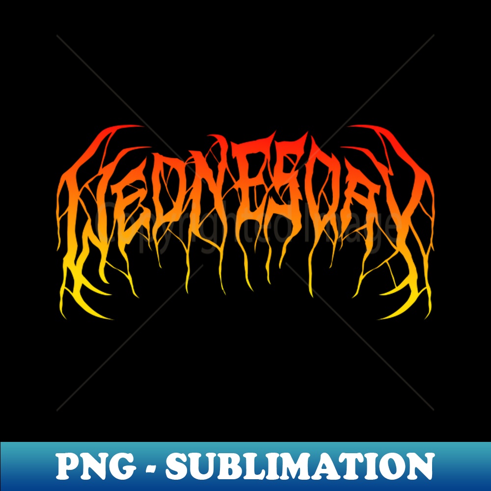 Wednesday - Signature Sublimation PNG File - Stunning Sublim | Inspire ...
