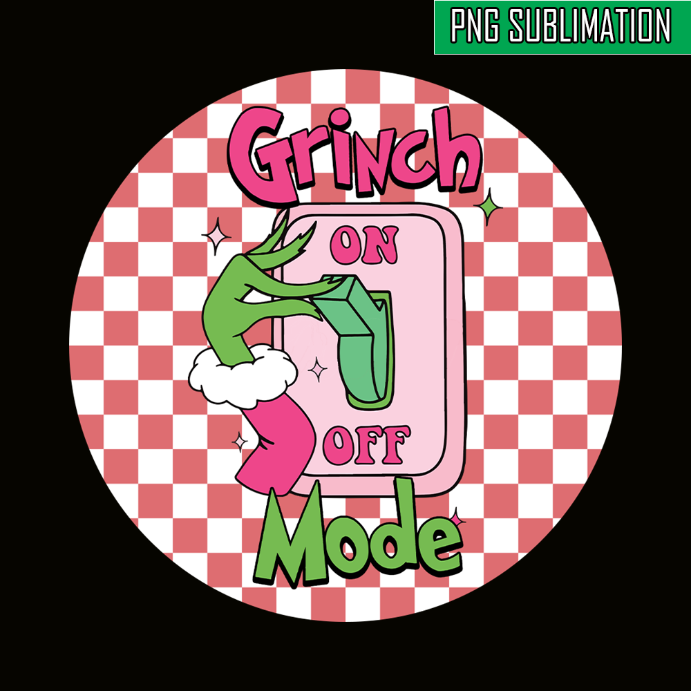 Grinch on off mode pink png | Inspire Uplift