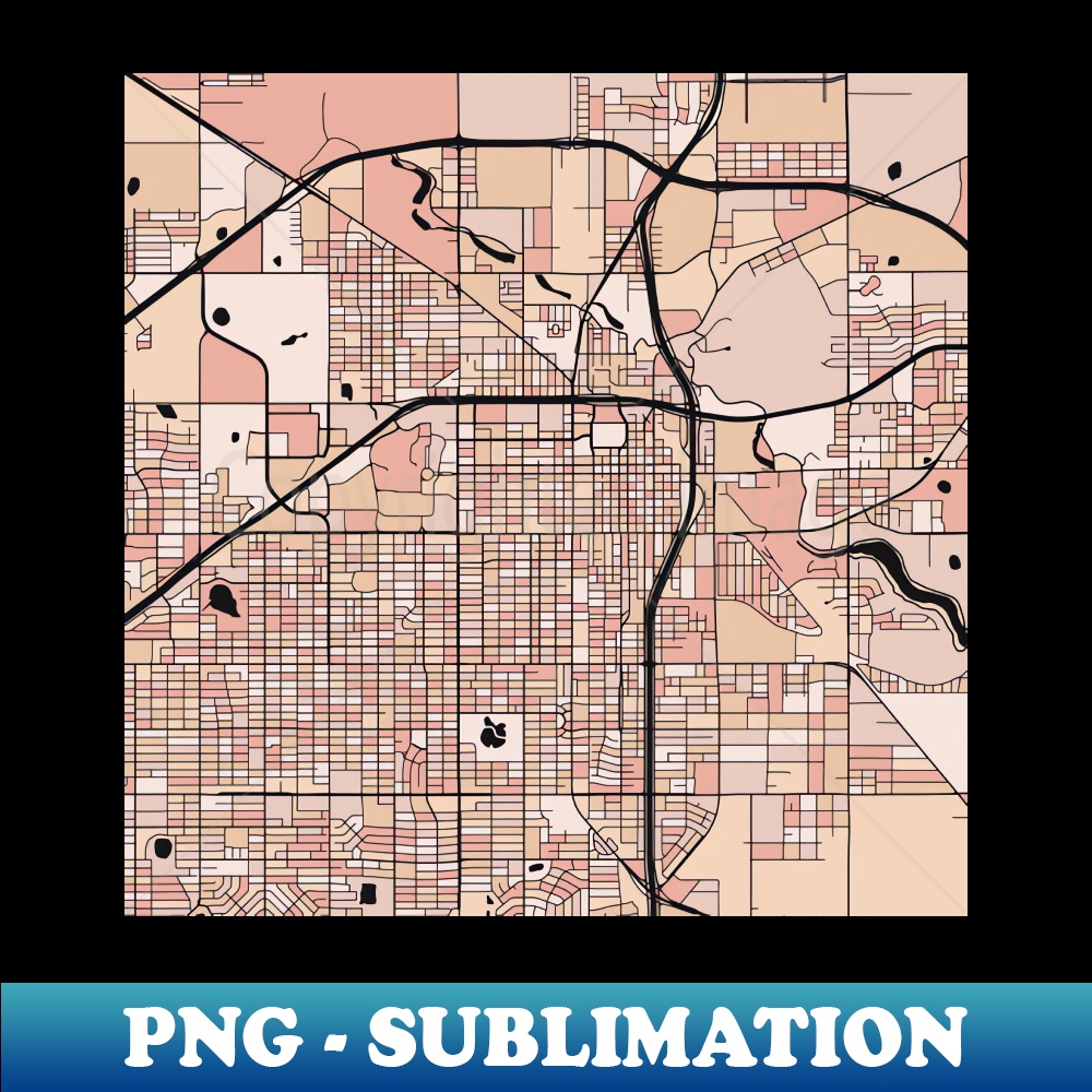 Lubbock Map Pattern in Soft Pink Pastels - PNG Transparent D - Inspire ...