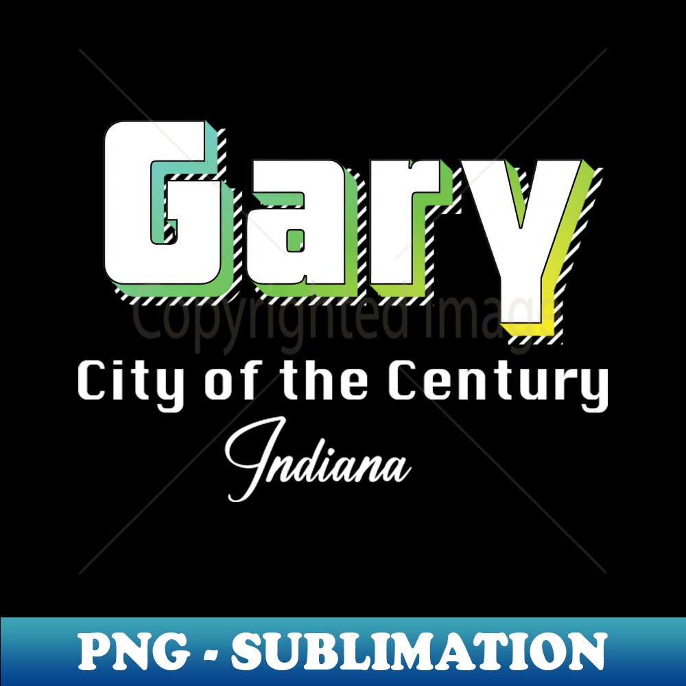 Gary Indiana Yellow Text - High-Quality PNG Sublimation Down | Inspire ...