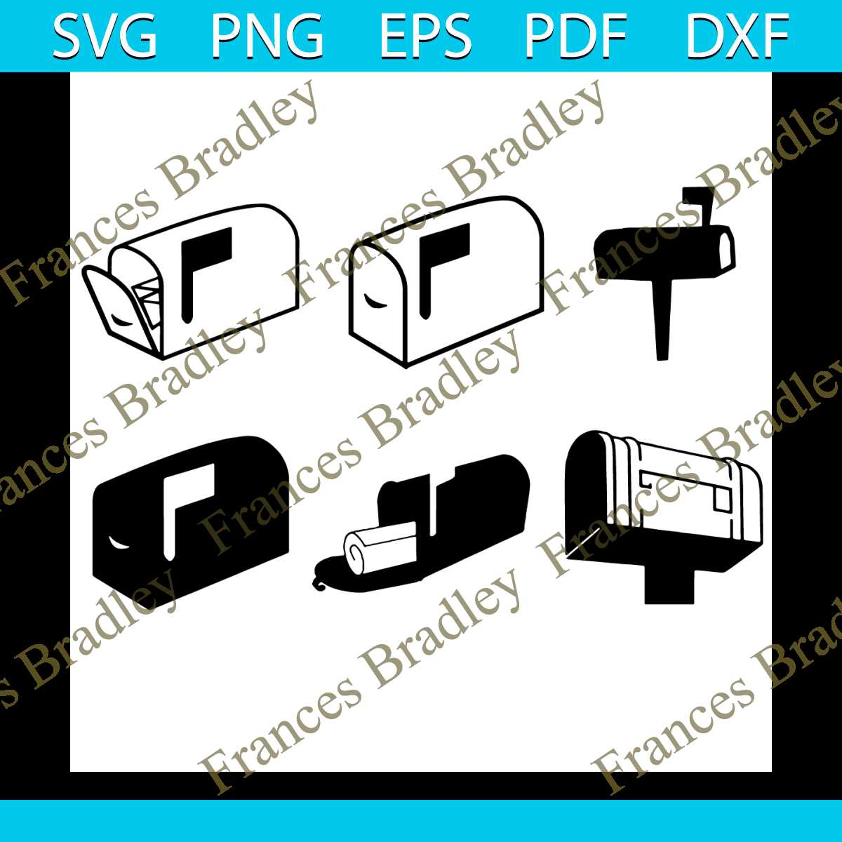 Mailbox Svg Bundle, Trending Svg, Mailbox Svg, Letterbox Svg | Inspire ...