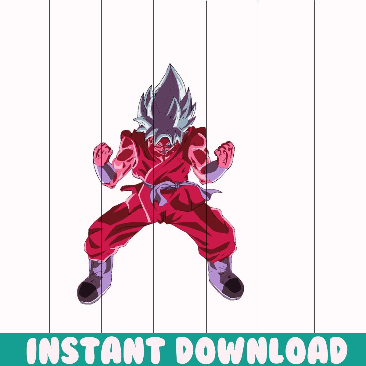 Goku super saiyan kaioken 1 PNG, Dragon Balls PNG, DTG Print - Inspire ...