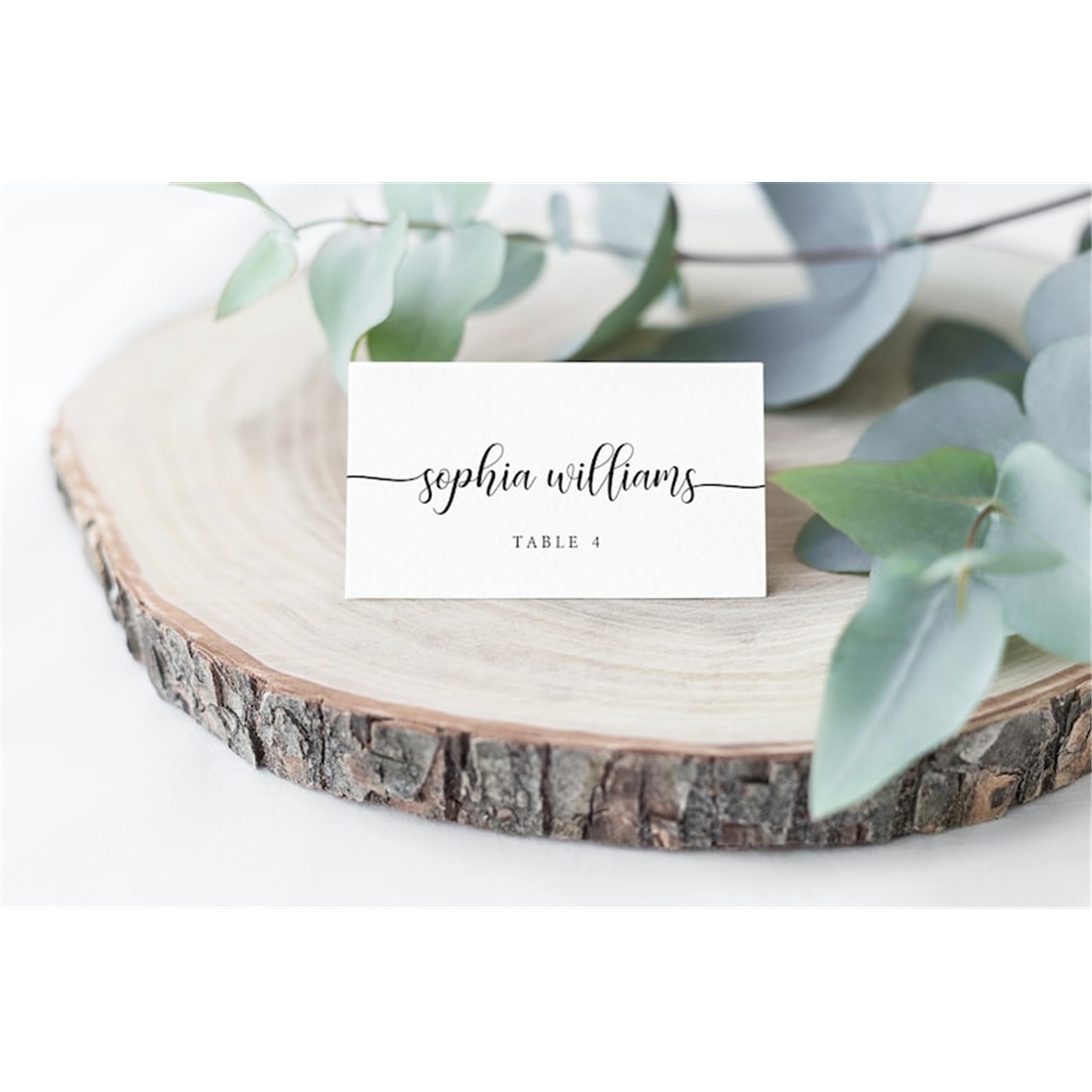 Wedding Place Card Template, EDITABLE, Printable Place Cards - Inspire ...
