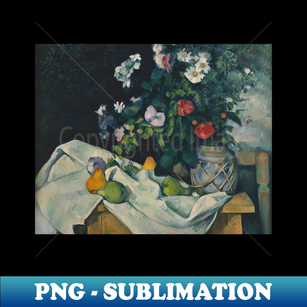 Still Life with Flowers and Fruit by Paul Cezanne - Instant | Inspire ...