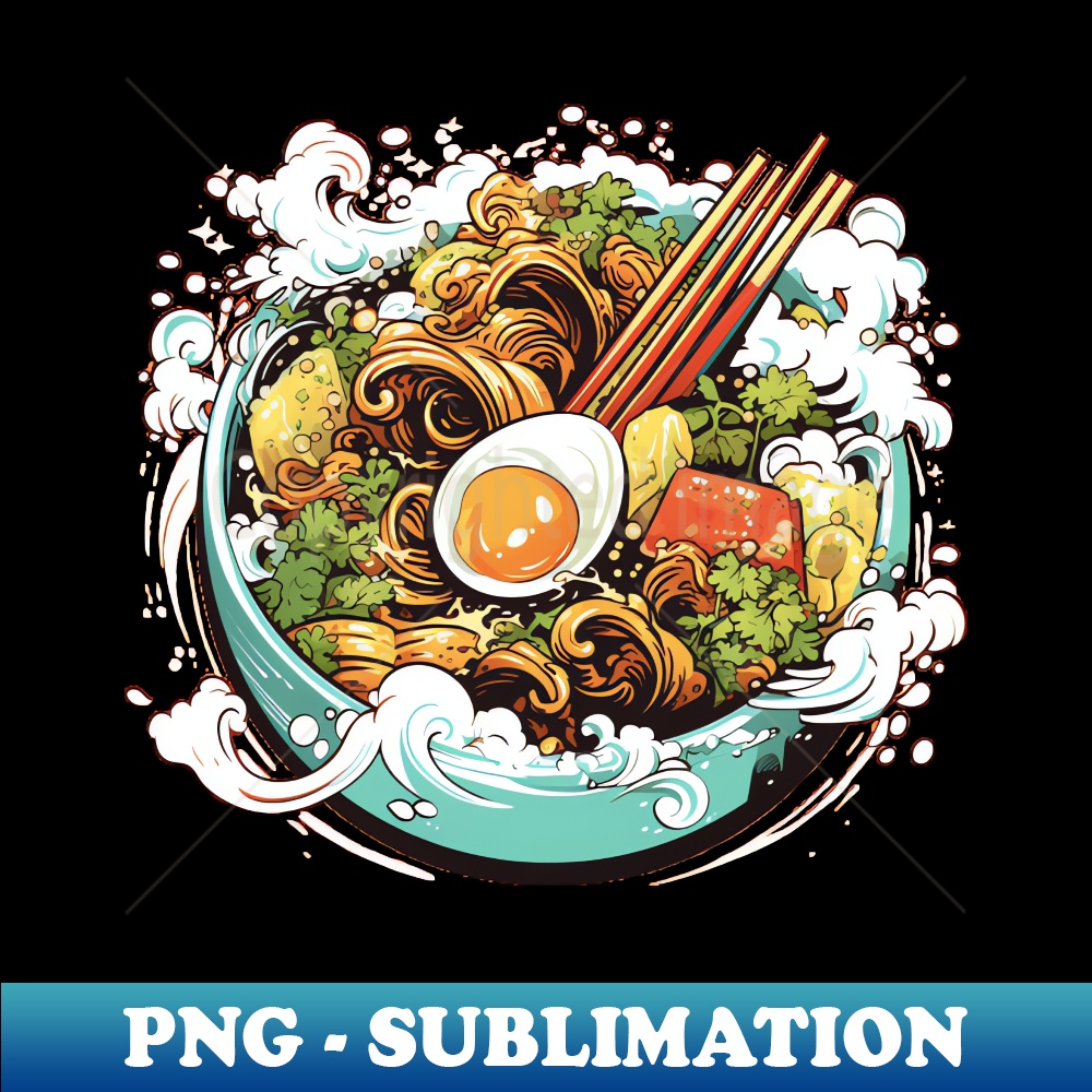 Noodle Delight PNG Transparent Sublimation Design Spice Inspire