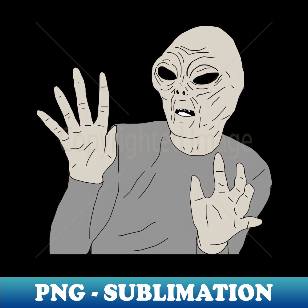 Scary Movie 3 Alien - High-Resolution PNG Sublimation File - | Inspire