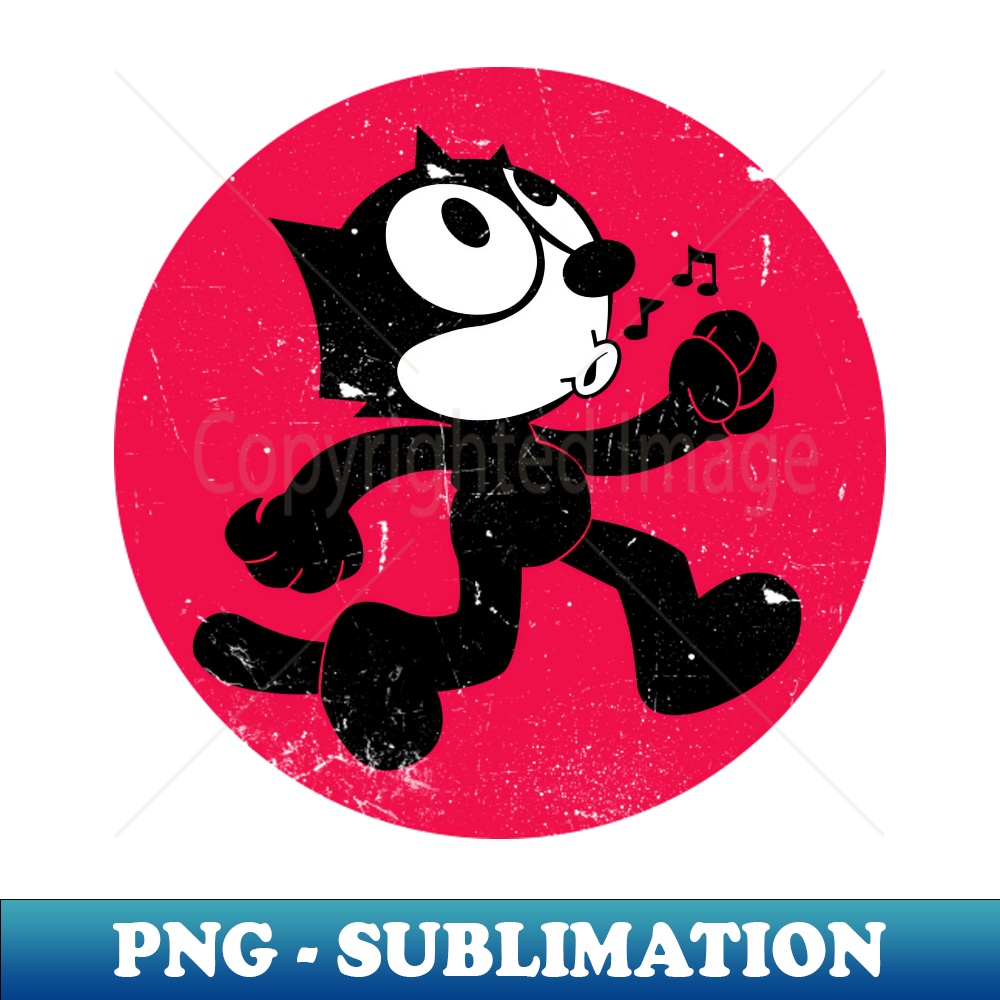 Felix The Cat Walking Whistle - Digital Sublimation Download | Inspire ...