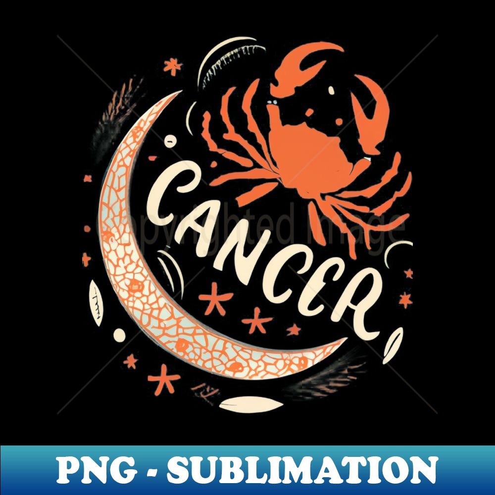 Customizable Cancer Sign Cancer zodiac sign aesthetic design - Instant Sublimation Di - Inspire ...