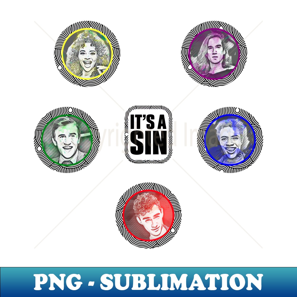 Its a sin- Tv Show Cast - Professional Sublimation Digital D | Inspire
