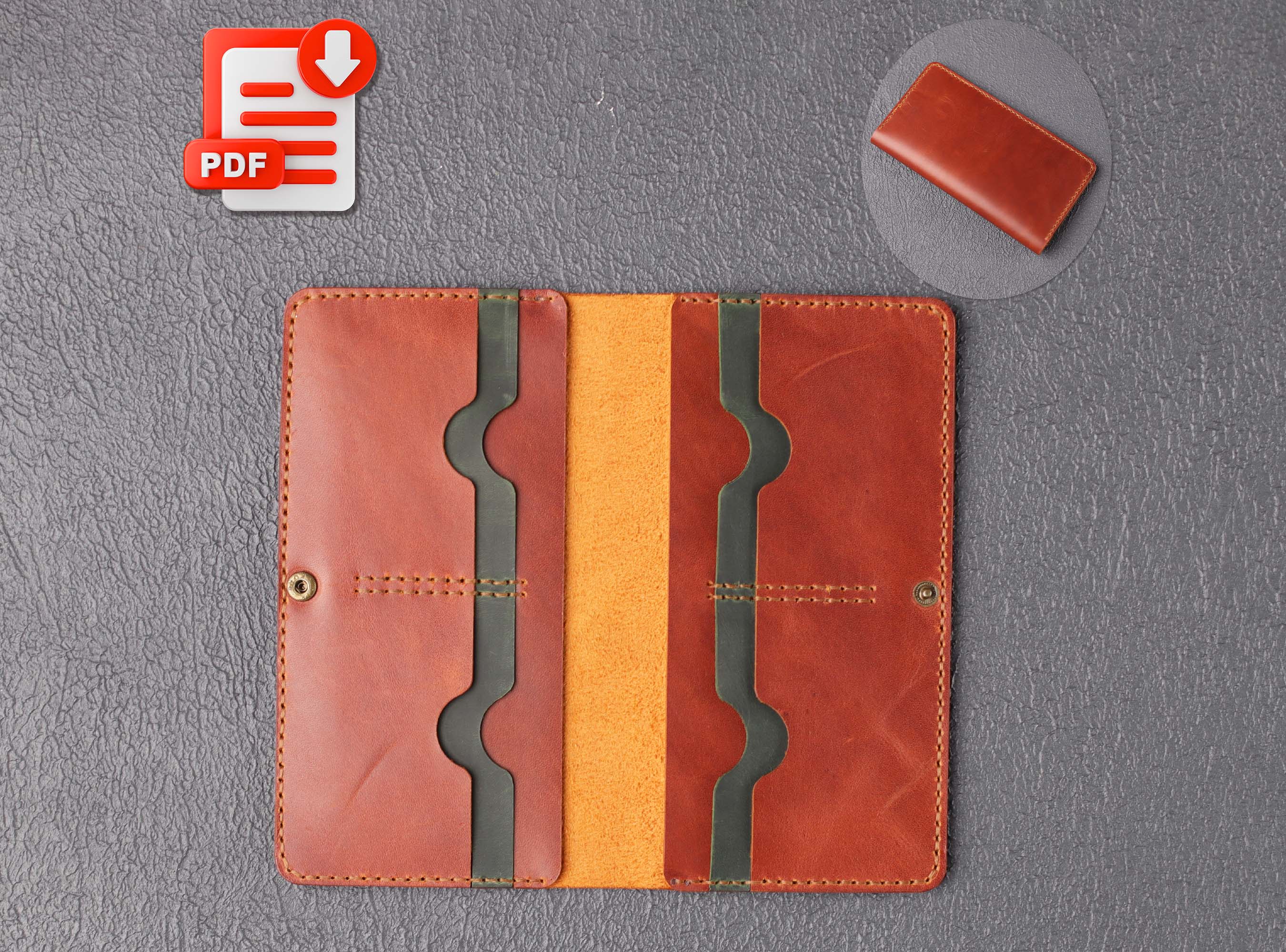 Long Wallet Pattern, Template For Wallet, Pattern Belt Walle | Inspire ...