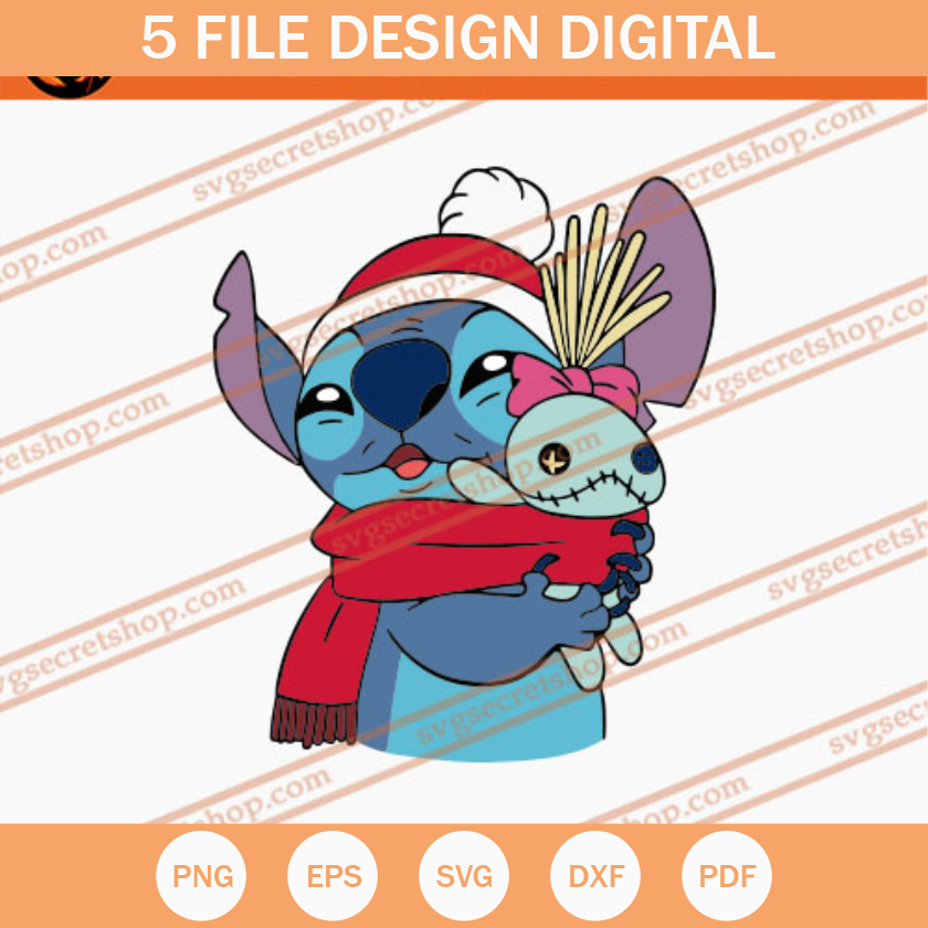 Stitch Christmas SVG, Stitch SVG, Christmas SVG - Inspire Uplift