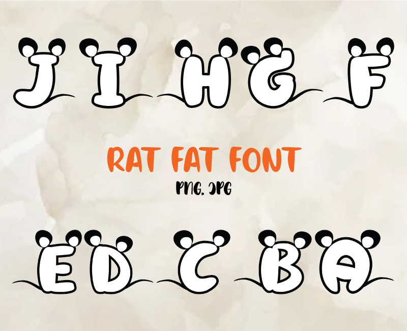 Rat Fat Font Svg, Modern Font, Fonts For Cricut, Beauty Font - Inspire ...