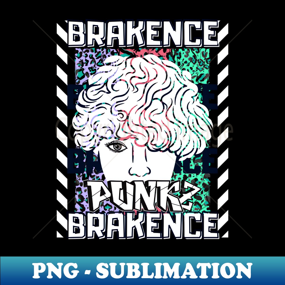 Brakence Retro Multiple Texts ColorsWhite Tone Punk2 Retr Inspire