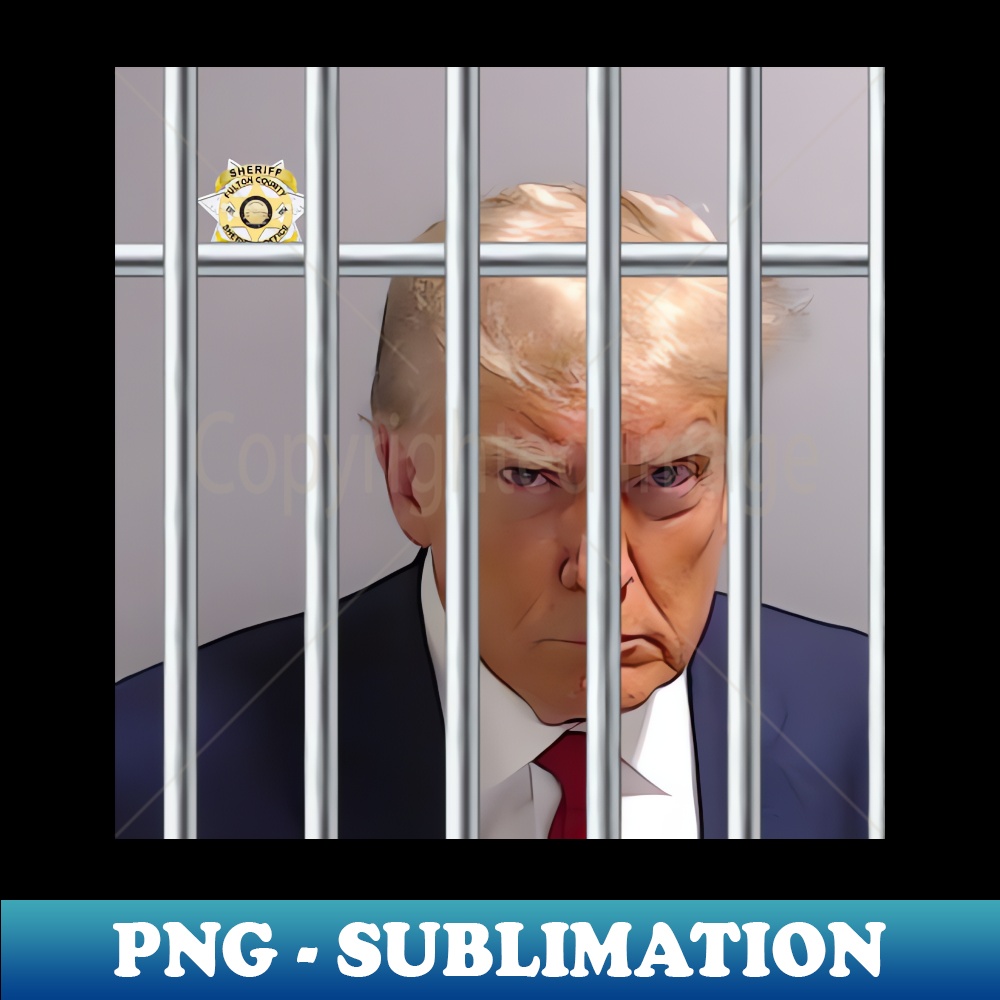 Trump Mugshot - PNG Sublimation Digital Download - Create wi - Inspire ...