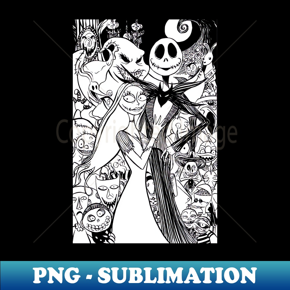 The Nightmare Before 2 - Retro PNG Sublimation Digital Downl - Inspire ...