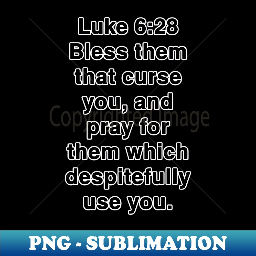 Luke 628 King James Version KJV Bible Verse Typography - Un | Inspire ...