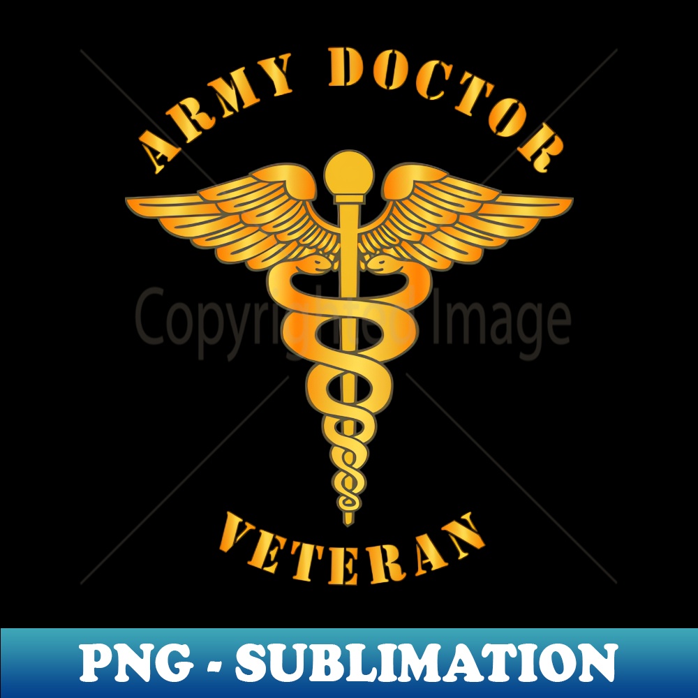 Army Doctor Veteran PNG Transparent Sublimation Design Inspire