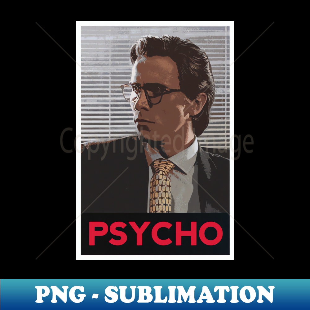 American Psycho Business Card PNG Transparent Sublimation Inspire