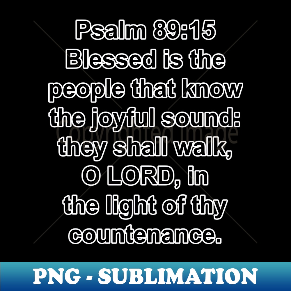 Psalm 8915 King James Version KJV Bible Verse Typography - | Inspire Uplift