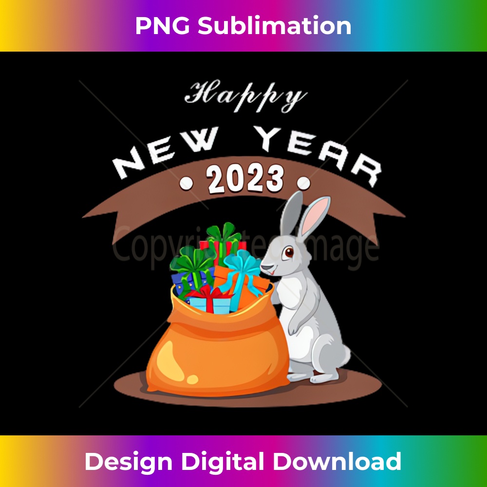 Happy New Year of the Rabbit, Funny Rabbit 2024 Tank T - Vib - Inspire ...