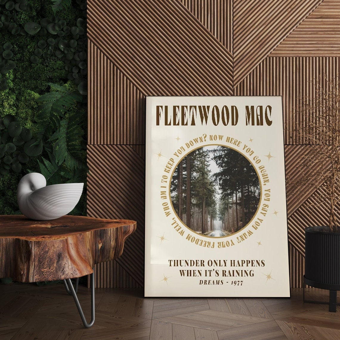 Fleetwood Mac Poster, Vintage 70's Music Poster, Fleetwood M - Inspire ...