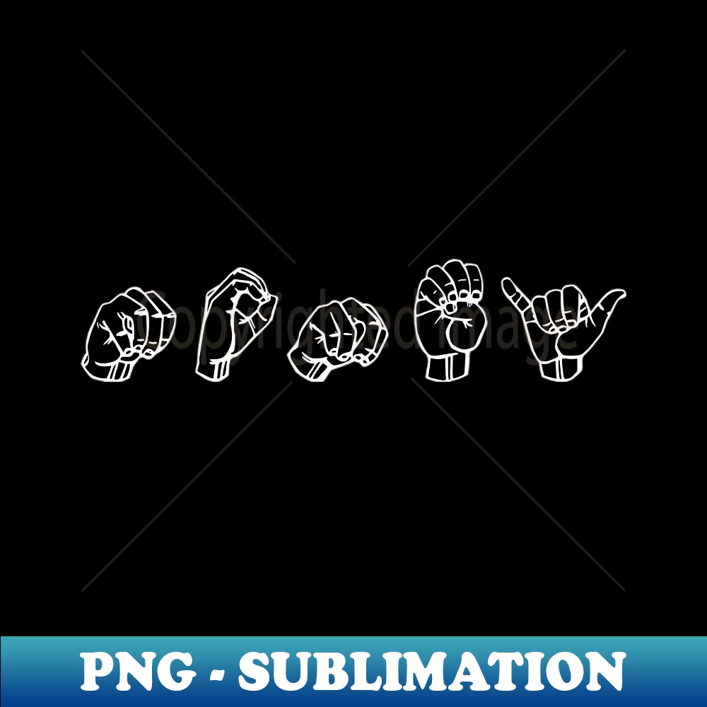 MONEY ASL Sign Language Design - Creative Sublimation PNG Do - Inspire ...