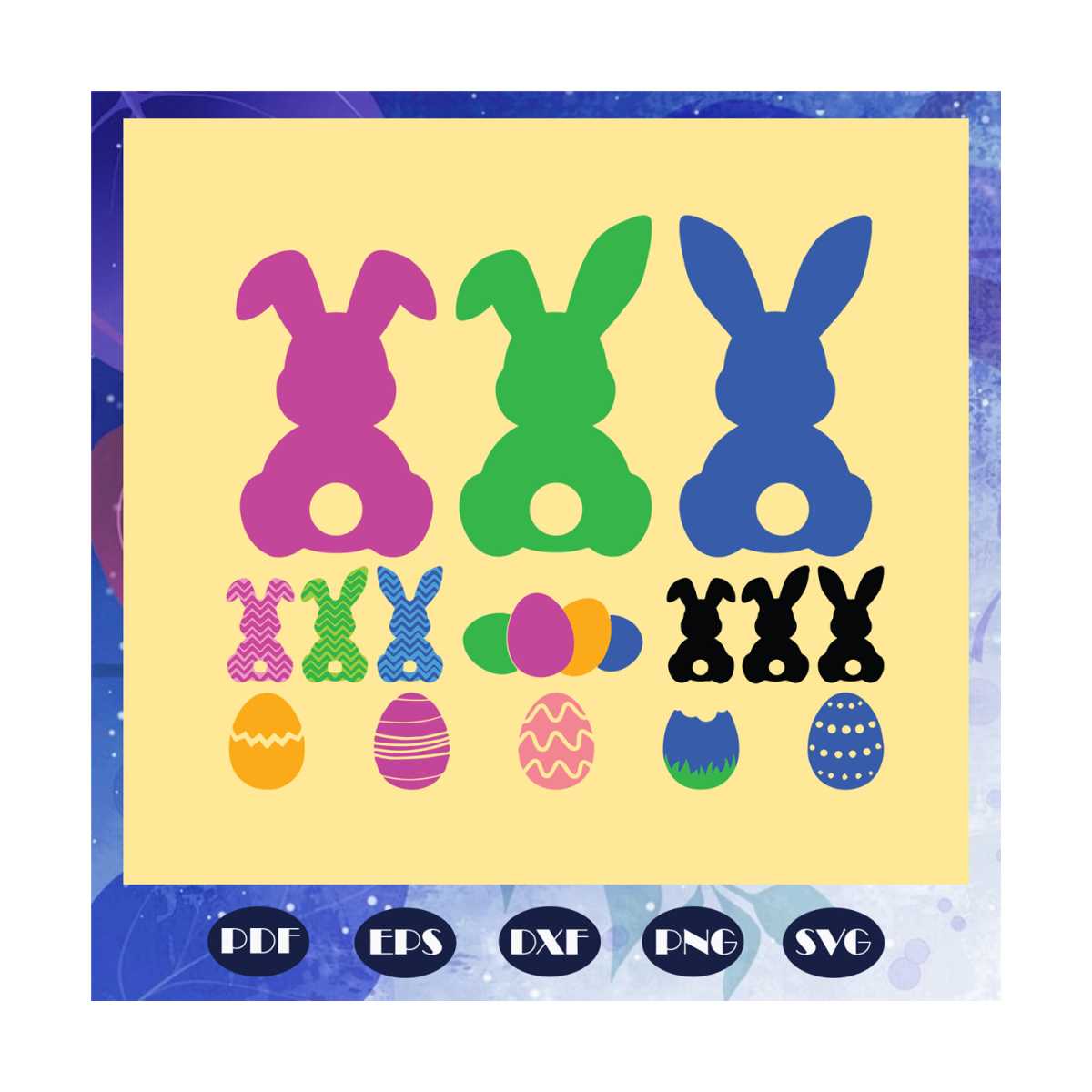 Easter Rabbit Key Svg Bunny Svg, Easter Bunny Svg, Easter Bunnies Svg, Rabbit East | Inspire ...