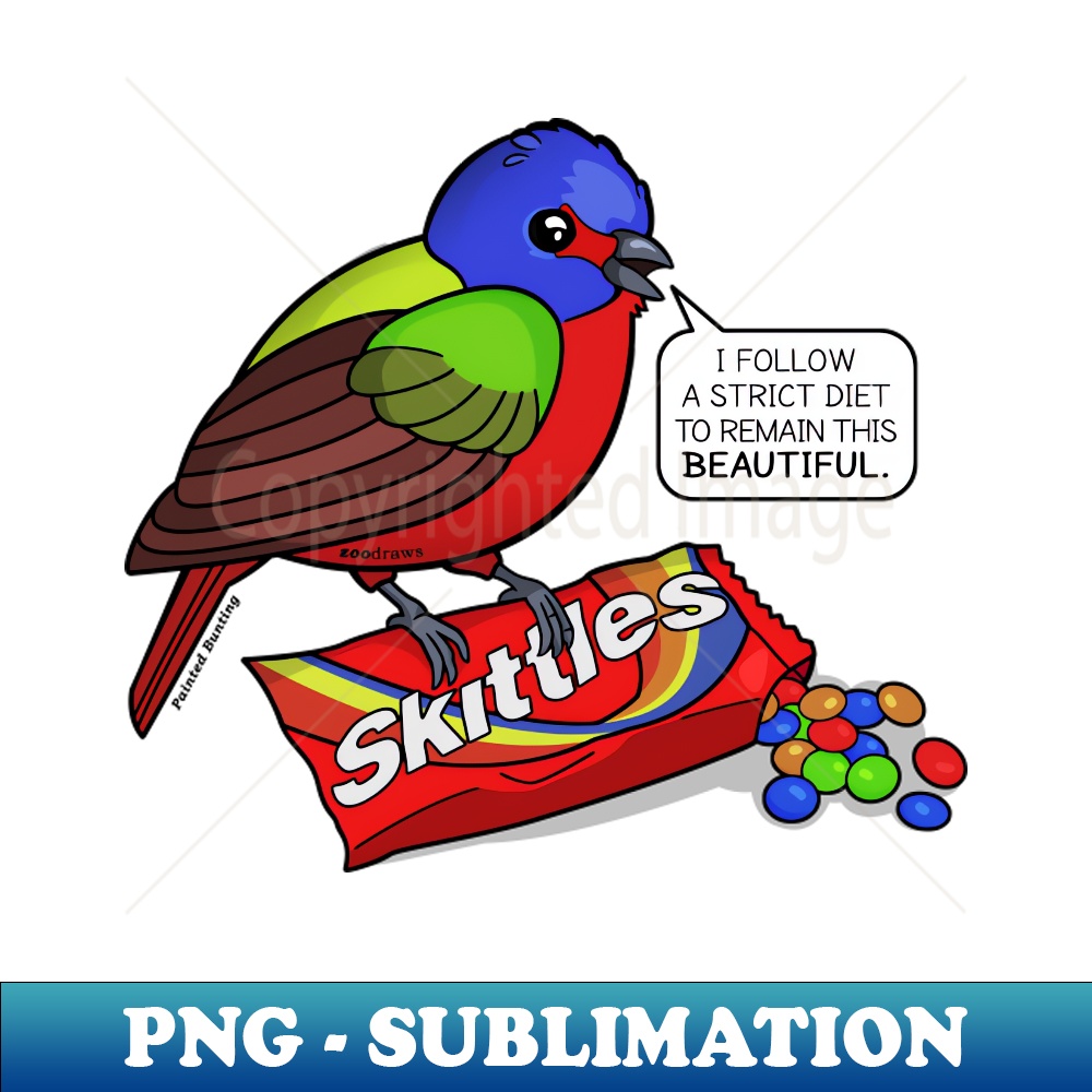 Painted Bunting by Zoodraws Ver 2 Professional Sublimation Inspire