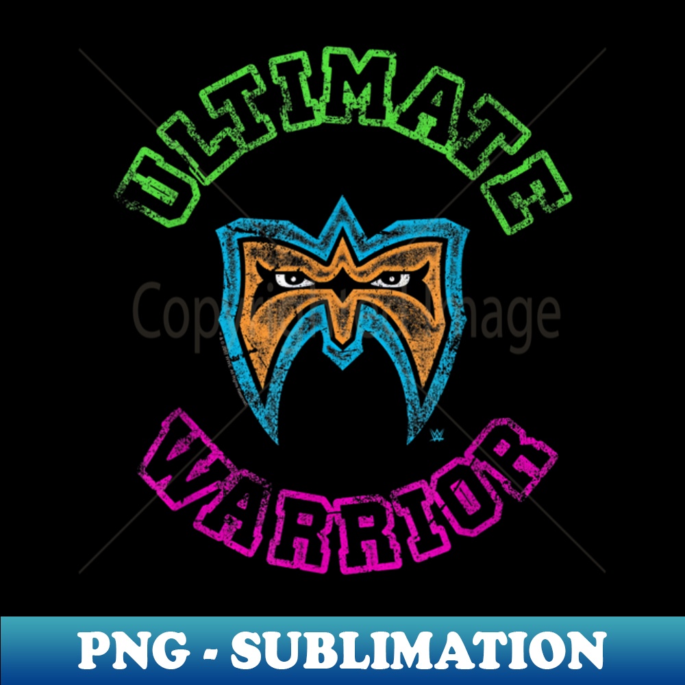 Ultimate Warrior Mask Neon Colors - High-Resolution PNG Sub - Inspire ...