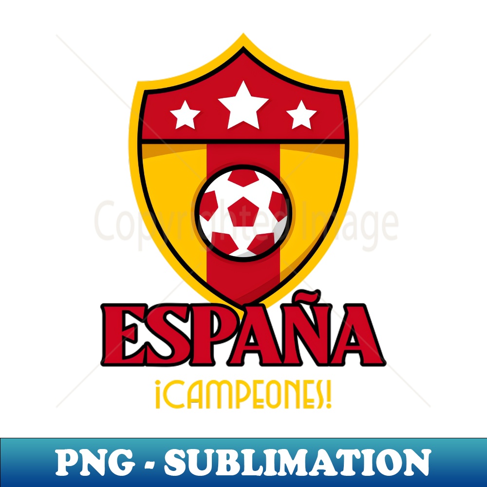 Spanish soccer team - PNG Transparent Sublimation Design - U | Inspire