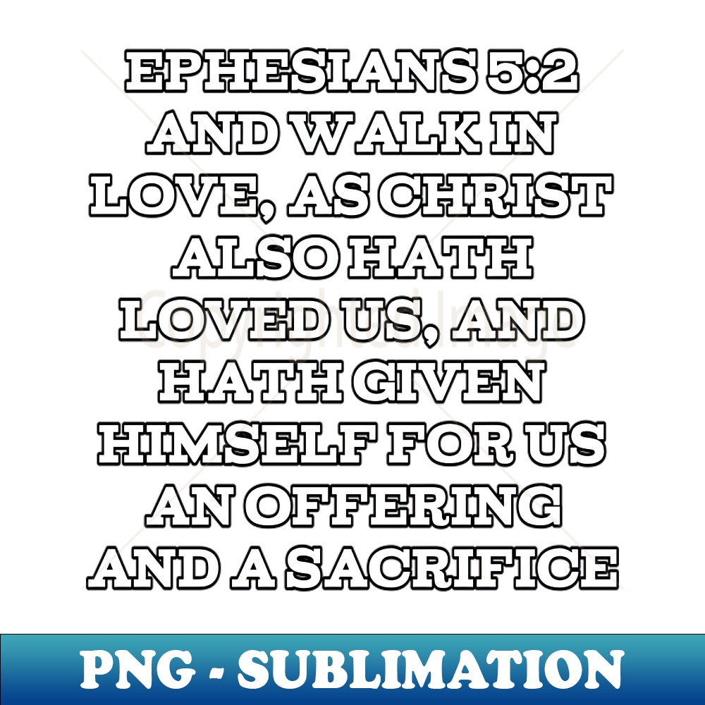 Ephesians 52 King James Version KJV Bible Verse Typography - | Inspire ...