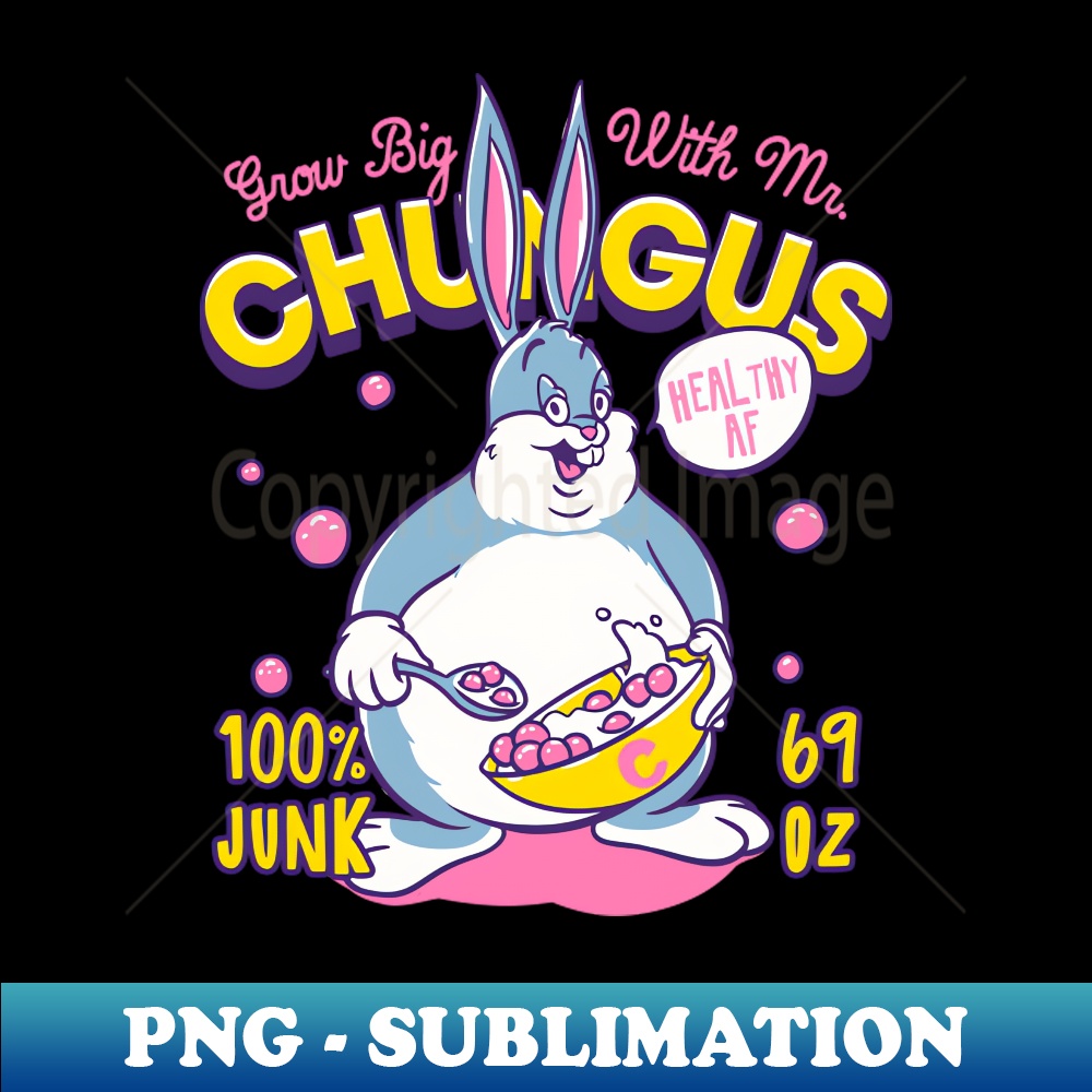 Big Chungus Cereal - Grow Big With Mr Chungus meme - Unique - Inspire Uplift
