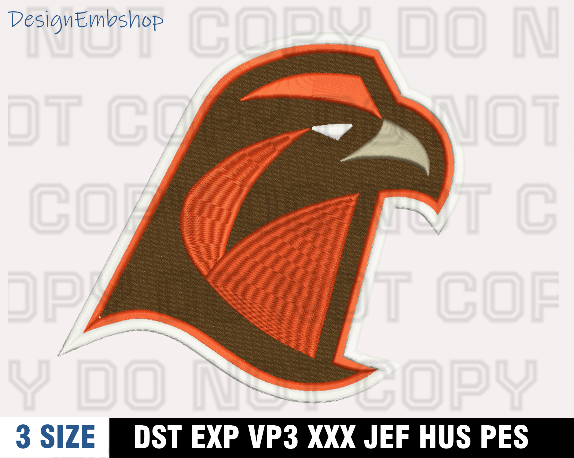 Bowling Green Falcons Mascot Embroidery Designs, NCAA Machin | Inspire ...
