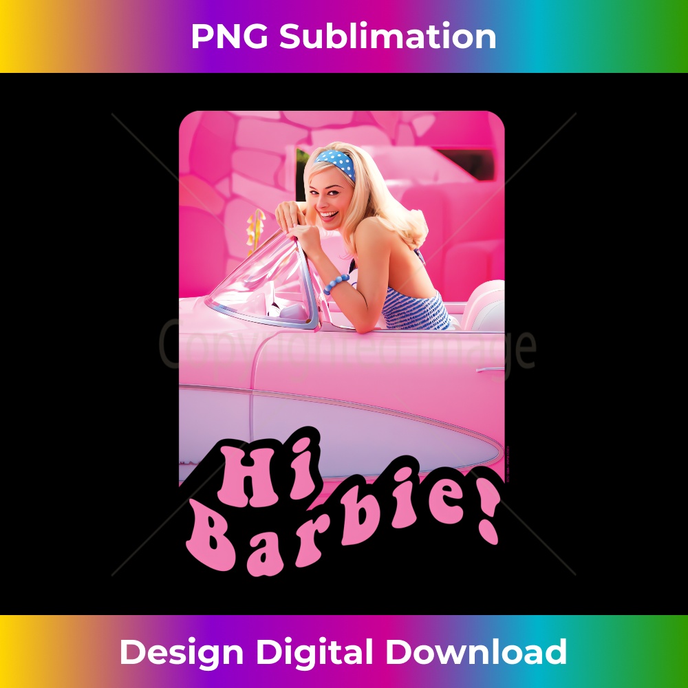 Barbie The Movie Hi Barbie Car Long Sl - Contemporary PNG Su - Inspire Uplift