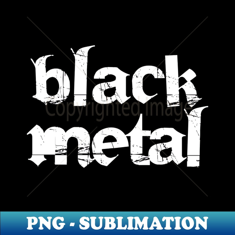 black metal logo design - PNG Transparent Sublimation Design - Inspire ...