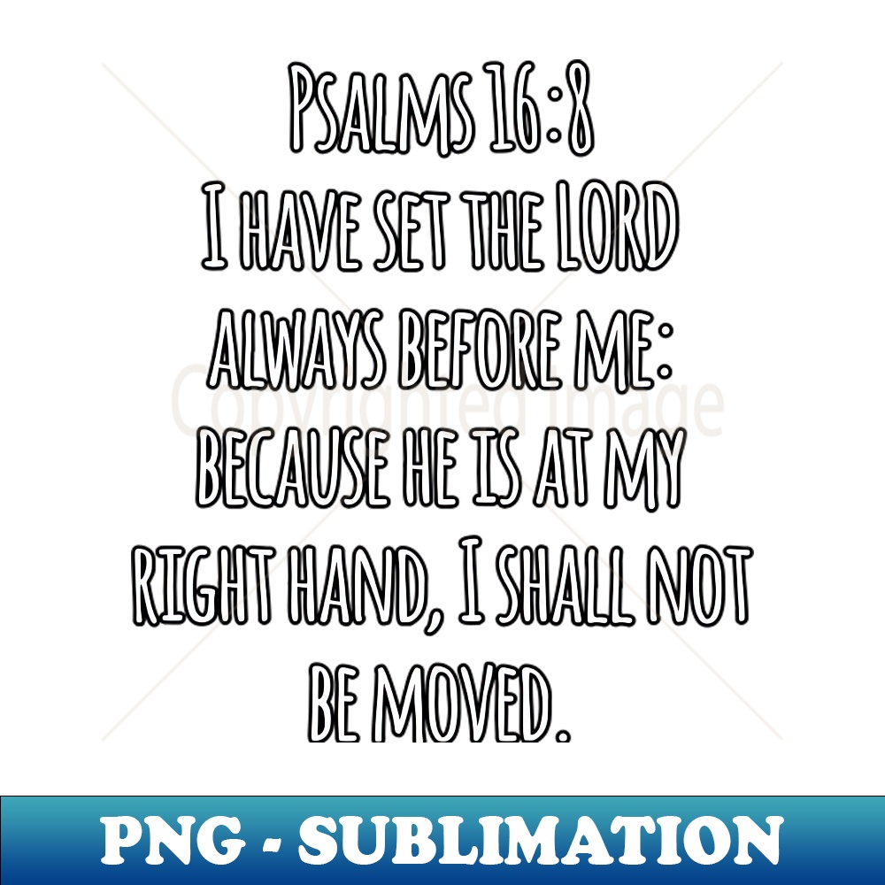 Psalm 168 King James Version KJV Bible Verse Typography - Hi - Inspire ...