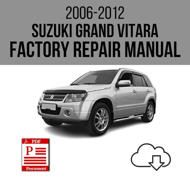 2006 SUZUKI GRAND VITARA WORKSHOP MANUAL FREE DOWNLOAD visual data 8