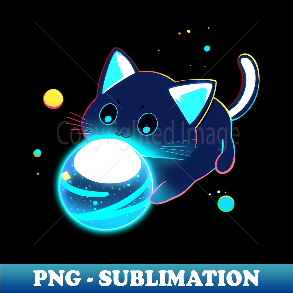 Space kitty playing with Professional Sublimation Inspire Uplift