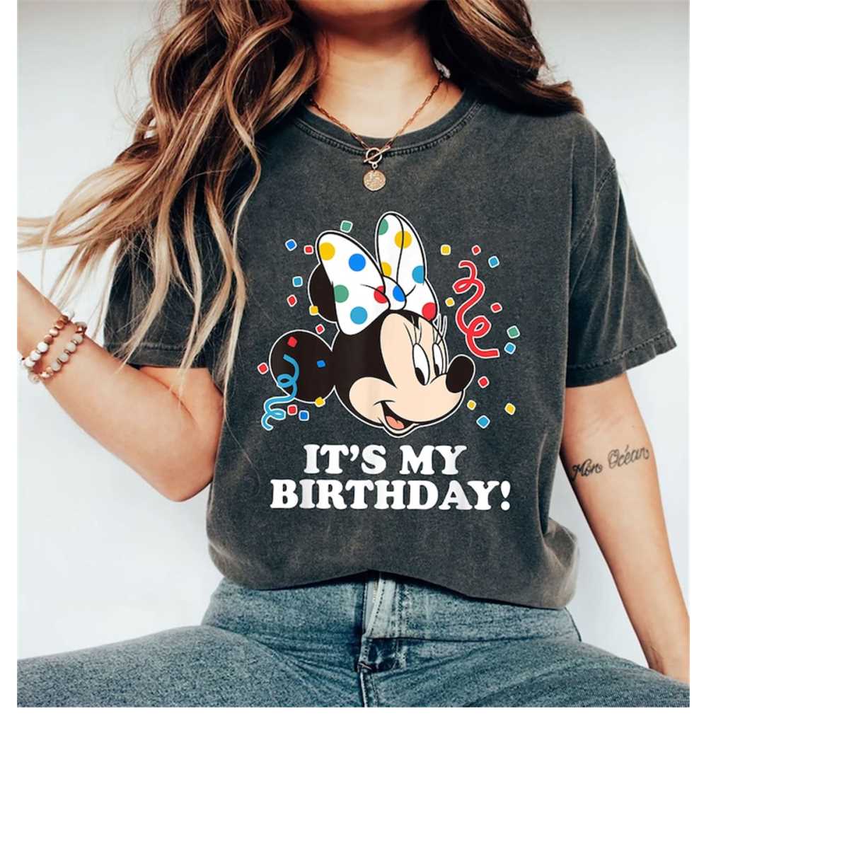 It's My Birthday Shirt, Minnie Mouse Birthday Shirt, Birthda