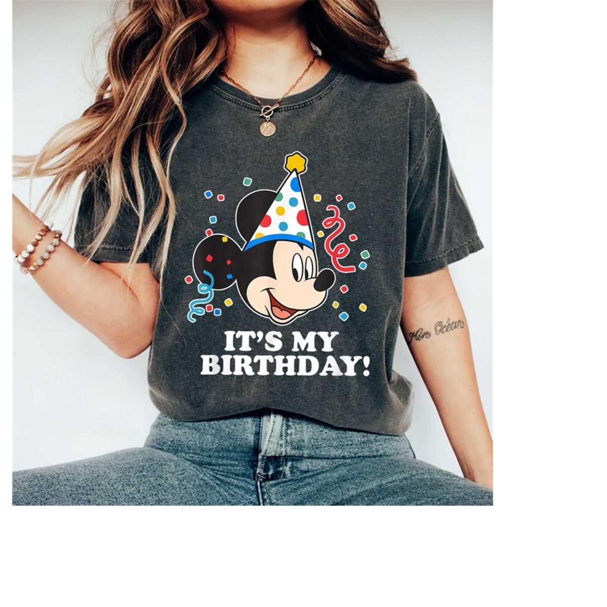 It's My Birthday Shirt, Birthday Party Shirt, Disney Mickey